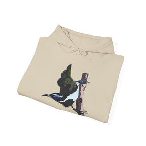 Blue-faced Honeyeater | Unisex Heavy Blend™ Hooded Sweatshirt Printify