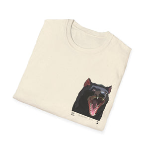 Tasmanian Devil - Small design - Unisex Softstyle T-Shirt Printify