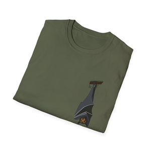 Spectacled Flying Fox - Small design - Unisex Softstyle T-Shirt Printify