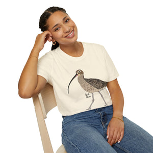 Eastern Curlew- Unisex Softstyle T-Shirt Printify