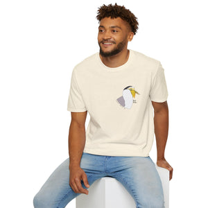 Masked Lapwing - Small design - Unisex Softstyle T-Shirt Printify