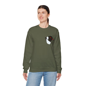 Hooded Plover (head) Sweatshirt | Unisex Heavy Blend™ Crewneck Printify