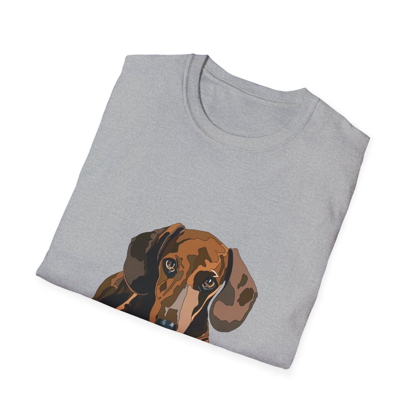 Dachshund (body) - Unisex Softstyle T-Shirt