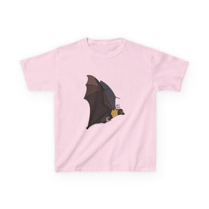 Spectacled Flying Fox (in flight) | Kids Heavy Cotton™ Tee Printify