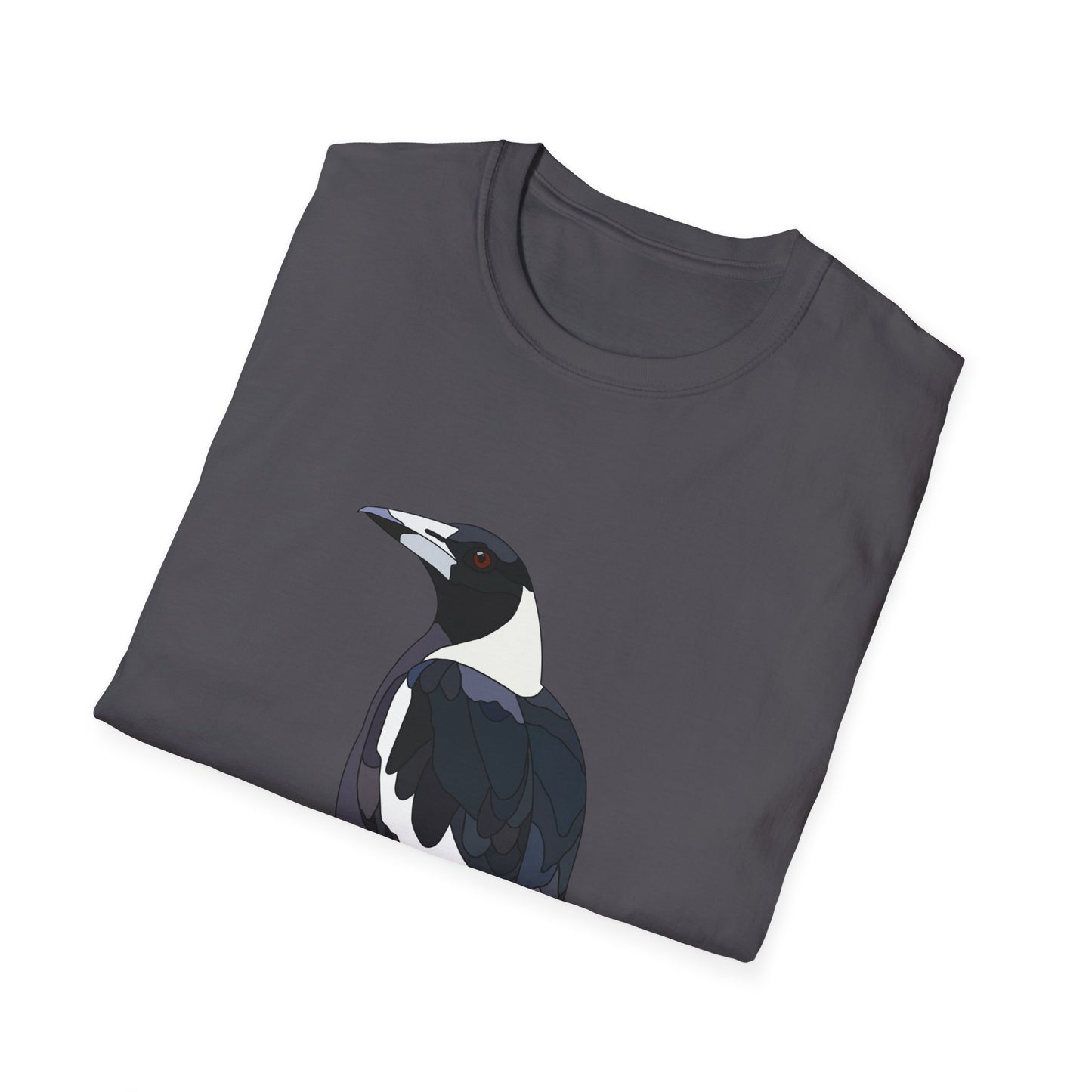 Australian Magpie - Unisex Softstyle T-Shirt