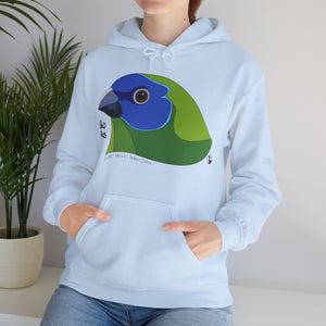 Blue-faced Parrotfinch | Unisex Heavy Blend™ Hooded Sweatshirt Printify