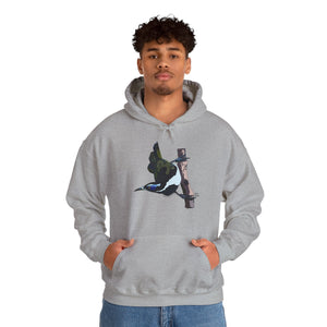Blue-faced Honeyeater | Unisex Heavy Blend™ Hooded Sweatshirt Printify