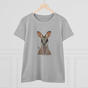 Agile Wallaby - Women's Midweight Cotton Tee Printify