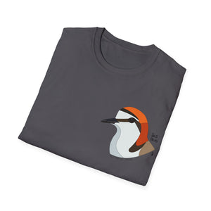 Red-capped Plover- Small design - Unisex Softstyle T-Shirt Printify