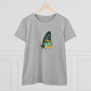 Birdwing Butterfly - Women's Midweight Cotton Tee Printify