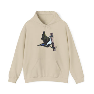 Blue-faced Honeyeater | Unisex Heavy Blend™ Hooded Sweatshirt Printify