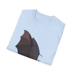 Spectacled Flying Fox (in flight) - Unisex Softstyle T-Shirt Printify