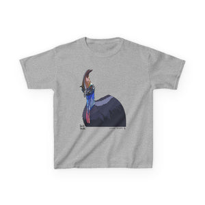 Southern Cassowary | Kids Heavy Cotton™ Tee Printify