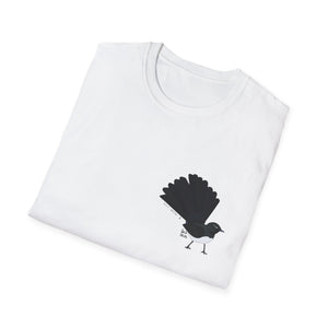 Willy Wagtail - Small design - Unisex Softstyle T-Shirt Printify