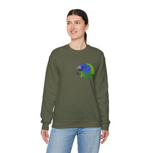 Blue-faced Parrotfinch Sweatshirt | Unisex Heavy Blend™ Crewneck Printify