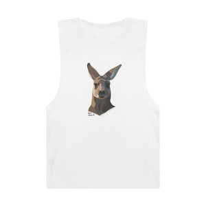 Eastern Grey Kangaroo - Unisex Barnard Tank Printify