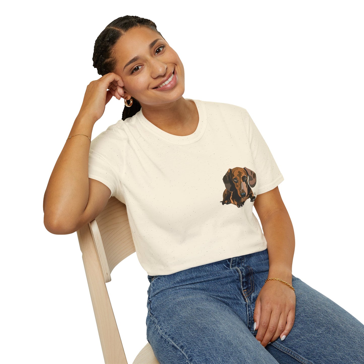 Dachshund (small body) - Unisex Softstyle T-Shirt