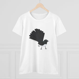Willy Wagtail - Women's Midweight Cotton Tee Printify
