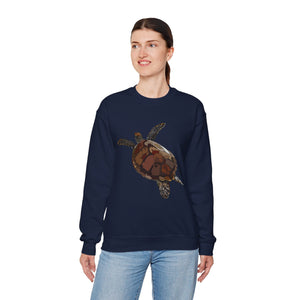 Green Turtle Sweatshirt | Unisex Heavy Blend™ Crewneck Printify