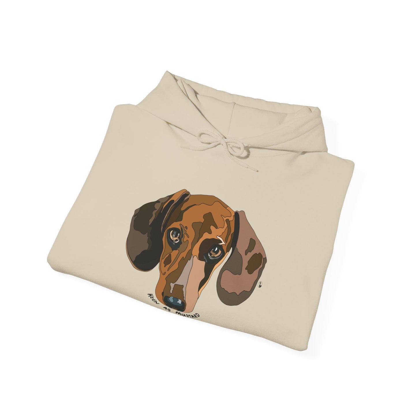 Dachshund (Keen as mustard) | Unisex Heavy Blend™ Hooded Sweatshirt