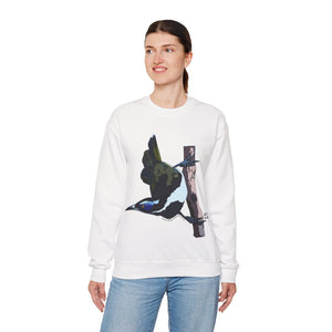 Blue-faced Honeyeater Sweatshirt | Unisex Heavy Blend™ Crewneck Printify