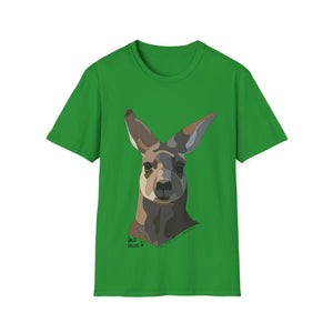 Eastern Grey Kangaroo - Unisex Softstyle T-Shirt Printify