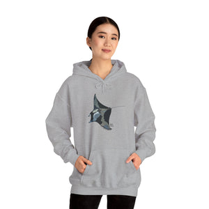 Reef Manta Ray | Unisex Heavy Blend™ Hooded Sweatshirt Printify
