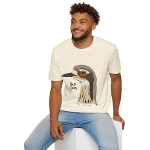 Bush Stone-curlew Head - Unisex Softstyle T-Shirt Printify