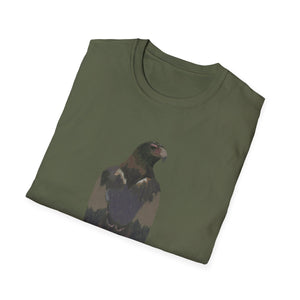 Wedge-tailed Eagle (pastel design) - Unisex Softstyle T-Shirt Printify