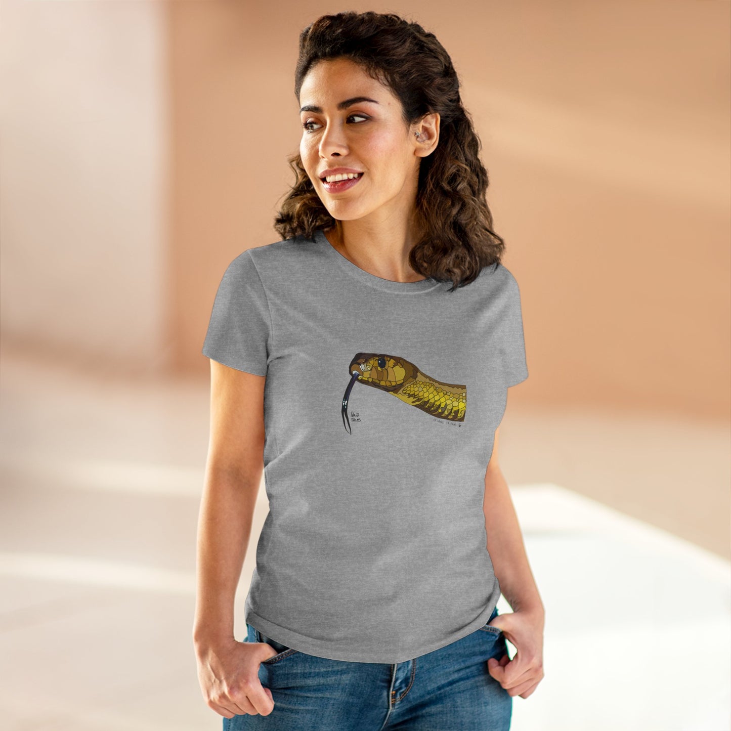 Inland Taipan - Women's Midweight Cotton Tee