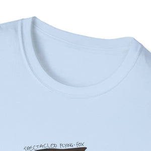 Spectacled Flying Fox - Unisex Softstyle T-Shirt Printify