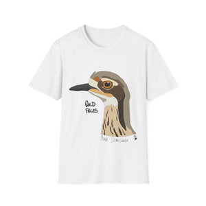 Bush Stone-curlew Head - Unisex Softstyle T-Shirt Printify