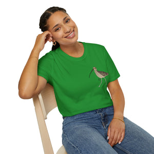 Eastern Curlew- Small design - Unisex Softstyle T-Shirt Printify