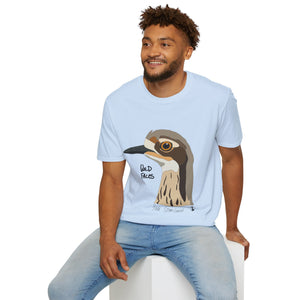 Bush Stone-curlew Head - Unisex Softstyle T-Shirt Printify
