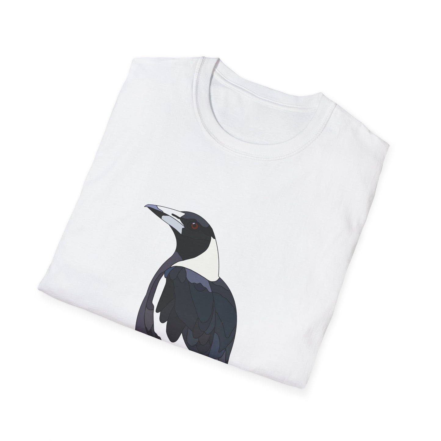 Australian Magpie - Unisex Softstyle T-Shirt
