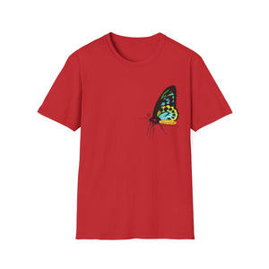 Birdwing Butterfly - Small design - Unisex Softstyle T-Shirt Printify