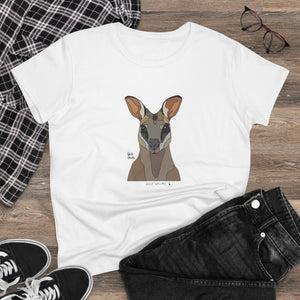 Agile Wallaby - Women's Midweight Cotton Tee Printify