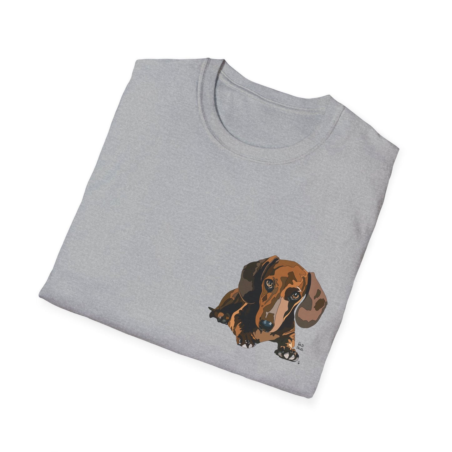 Dachshund (small body) - Unisex Softstyle T-Shirt