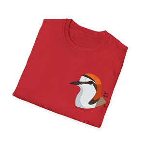 Red-capped Plover- Small design - Unisex Softstyle T-Shirt Printify