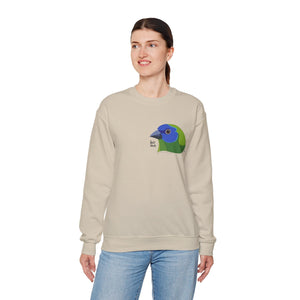 Blue-faced Parrotfinch Sweatshirt | Unisex Heavy Blend™ Crewneck Printify