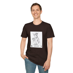 Southern Cassowary with chick - Unisex Softstyle T-Shirt Printify