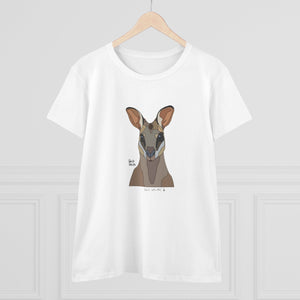 Agile Wallaby - Women's Midweight Cotton Tee Printify