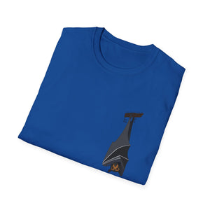 Spectacled Flying Fox - Small design - Unisex Softstyle T-Shirt Printify