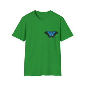Ulysses Butterfly - Small design - Unisex Softstyle T-Shirt Printify