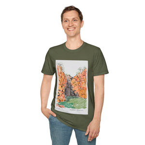 Southern Rockhole, Nitmiluk- Unisex Softstyle T-Shirt Printify