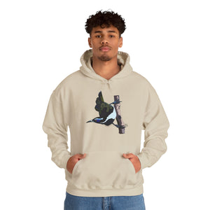 Blue-faced Honeyeater | Unisex Heavy Blend™ Hooded Sweatshirt Printify