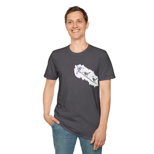 A trio of  Fairy-wrens (spendid, superb and lovely) - Small design - Unisex Softstyle T-Shirt Printify
