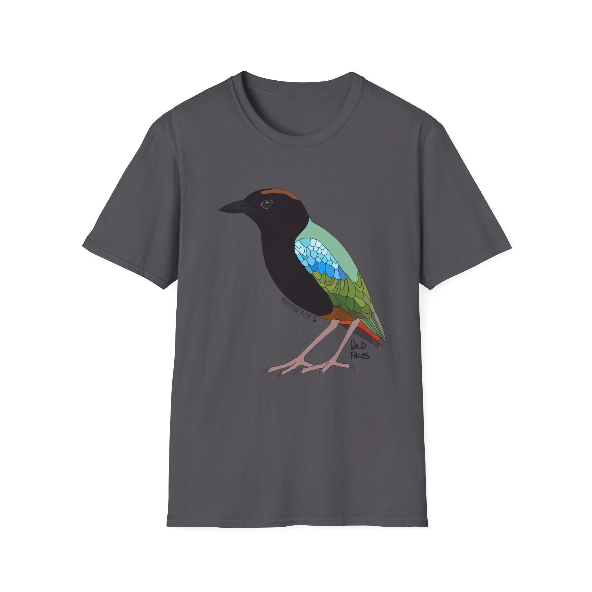 Rainbow Pitta - Unisex Softstyle T-Shirt