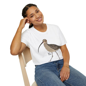 Eastern Curlew- Unisex Softstyle T-Shirt Printify