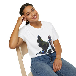 Blue-faced Honeyeater - Unisex Softstyle T-Shirt Printify